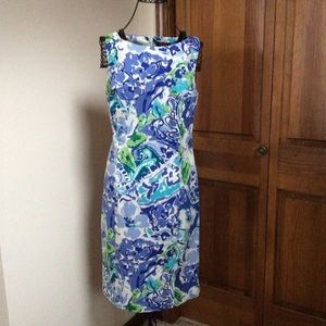 Ralph Lauren Chaps Floral shift Dress, size 6, Cotton
